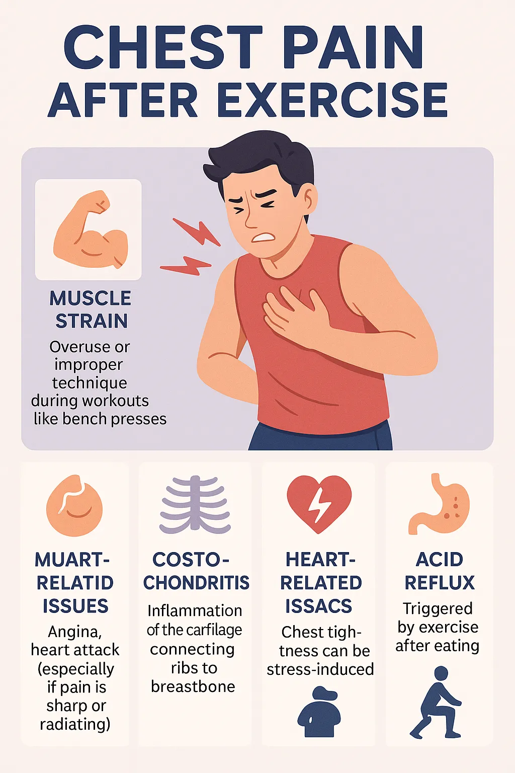 Chest Pain After Exercise: Causes, Risks, and When to Get Help