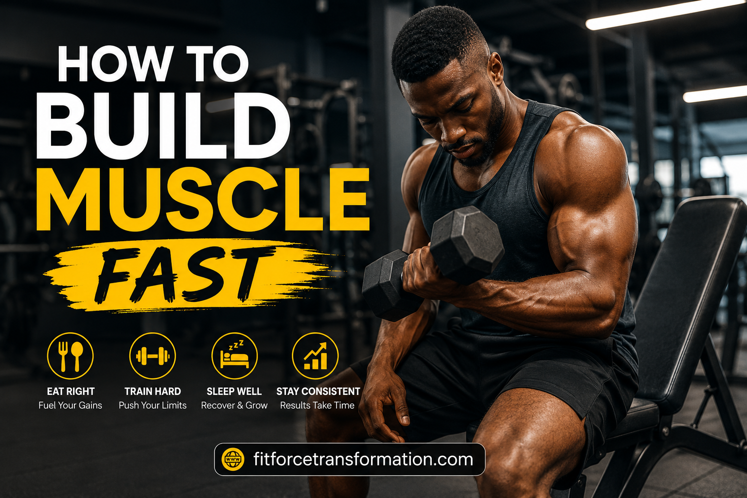 how to build muscle fast